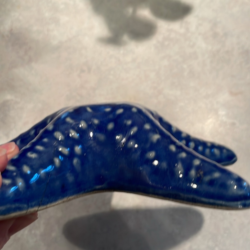 Blue Ceramic Starfish - Picture 5 of 5